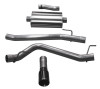 Corsa 20-24 Jeep Gladiator JT 3.6L Single Side Exit Cat-Back Exhaust System w/ Single 4in Black Tip - 21060BLK
