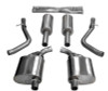 Corsa 2015-2023 Dodge Challenger 3.6L 2.5in Cat-Back Dual Rear Exit (re-uses stock exhaust bezel) - 21066