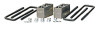 Fabtech 11-19 GM C/K3500HD 2WD/4WD 1in Rear Leaf Spring Block & U-Bolt Kit - FTS21111
