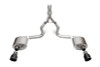 Corsa Sport Catback Exhaust / Slash Cut Black PVD Tips / NO Valves - 2024+ S650 Mustang GT
