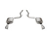 Corsa Touring Axleback Exhaust / Slash Cut Polished Tips / NO Valves - 2024+ S650 Mustang GT