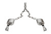 Corsa 2024 Ford Mustang GT Conv. Xtreme CatBack Ex. Sys. 3.0in Dual Rear Exit w/4.5in Pro Series Tip - 21270