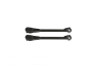 Fabtech 07-18 Jeep JK 4WD Short Control Arm Front Upper Links w/5 Ton Joints - Pair - FTS24123