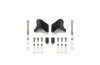 Fabtech 07-18 Jeep JK 4WD Front Lower Shock Mount Relocation Brackets - FTS24141