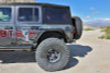 Fabtech 18-21 Jeep JL 4WD Rear Steel Tube Fenders - Textured Black - FTS24213