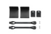 Fabtech 20-21 Jeep Gladiator 4WD Cargo Rack Traction Board Mount Kit - FTS24265