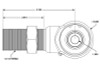 Fabtech 07-18 Jeep JK 4WD Large Poly Ball Joint - FTS50397