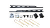 Fabtech 2023+ Ford F250/F350 4WD Super Duty Floating Rear Traction Bar System - FTS62010