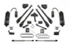 Fabtech 11-16 Ford F250/F350 4WD 4in 4Link Sys w/4.0 & 2.25 - K2224DL