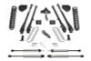 Fabtech 17-21 Ford F250/F350 4WD Gas 6in 4Link Sys w/Coils & Dlss Shks - K2257DL