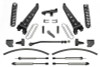 Fabtech 17-21 Ford F250/F350 4WD Diesel 8in Rad Arm Sys w/Coils & Dlss Shks - K2265DL