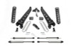 Fabtech 17 Ford F450/F550 4WD Diesel 6in Rad Arm Sys w/Coils & Dl Shks - K2282DL