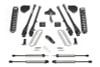 Fabtech 17 Ford F450/F550 4WD Diesel 6in 4Link Sys w/Coils & Dl Shks - K2284DL