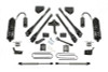 Fabtech 11-16 Ford F350 4WD 6in 4Link Sys w/4.0 R/R & 2.25 - K2288DL