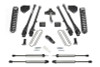 Fabtech 19-20 Ford F450/550 4WD Diesel 6in 4Link Sys w/Coils & Dl Shks - K2337DL