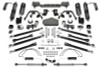 Fabtech 07-18 Jeep JK 4-Door 5in Crawler C/O w/Dlss 2.5 C/O Resi & Rr Dlss Resi - K4079DL