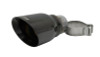 Corsa Single Universal 2.5in Inlet / 4in Outlet Black PVD Pro-Series Tip Kit - TK004BLK