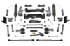 Fabtech 2015-21 Toyota 4Runner 4WD 6in Perf Sys w/Dl 2.5 C/O Resi & 2.25 - K7068DL