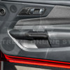 EOS Interior Door Armrest Panel - Carbon Fiber - 2024+ Ford Mustang S650 (VENT-1091-BKCF)