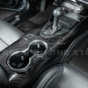 EOS Center Console Carbon Fiber Cover - 2024+ Ford Mustang S550 (VENT-1088-BKCF)