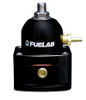 Fuelab 515 EFI Adjustable FPR 25-90 PSI (2) -10AN In (1) -6AN Return - Black - 51501-1