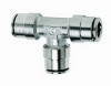 Firestone Union Tee 1/4in. Nickel Push-Lock Air Fitting - 25 Pack (WR17603025) - 3025