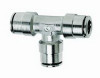 Firestone Union Tee 1/4in. Nickel Push-Lock Air Fitting - 25 Pack (WR17603025) - 3025