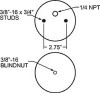 Firestone Ride-Rite Replacement Bellow 224C (For Kit PN 2040/1130/2601/2598/2580/2170) (W217606873) - 6873