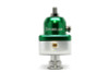 Fuelab 555 High Pressure Adjustable FPR Blocking 25-65 PSI (1) -8AN In (2) -8AN Out - Green - 55504-6