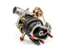 Forced Performance Subaru STi Blue Turbo 84mm Black Housing 18PSI TiAL MVI WG w/Oil Line (D/S Only) - 2025071-0502010