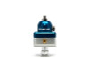 Fuelab 575 High Pressure Adjustable Mini FPR Blocking 25-65 PSI (1) -6AN In (2) -6AN Out - Blue - 57504-3