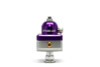 Fuelab 575 High Pressure Adjustable Mini FPR Blocking 25-65 PSI (1) -6AN In (2) -6AN Out - Purple - 57504-4