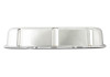Ford Racing Embosses Logo Stamped Steel Valve Cover Chrome - 302-070