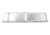 Ford Racing Embosses Logo Stamped Steel Valve Cover Chrome - 302-070
