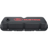 Ford Mustang Logo Black Crinkle Valve Cover - 302-101