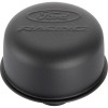 Ford Racing Black Crinkle Finish Breather Cap w/ Ford Racing Logo - Twist Type - 302-216