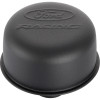 Ford Racing Black Crinkle Finish Breather Cap w/ Ford Racing Logo - Twist Type - 302-216