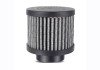 Ford Racing Black Crinkle Unshielded Breather w/Ford Racing Logo - 302-234