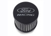 Ford Racing Black Crinkle Unshielded Breather w/Ford Racing Logo - 302-234