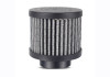 Ford Racing Black Crinkle Unshielded Breather w/Ford Racing Logo - 302-234