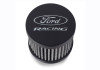 Ford Racing Black Crinkle Unshielded Breather w/Ford Racing Logo - 302-234