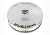 Ford Racing Air Cleaner Kit - Chrome w/Mustang Emblem - 302-361