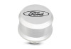Ford Racing Slant Edge Breather - Polished - 302-438