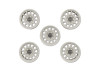 Ford Racing Bronco 17x8.5in Method Wheel & Center Cap - White - M-1007K-M1785KW