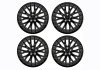 Ford Racing 15-16 Mustang GT 19X9 and 19X9.5 Wheel Set with TPMS Kit - Matte Black - M-1007K-M19XB