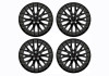 Ford Racing 15-16 Mustang GT 19X9 and 19X9.5 Wheel Set with TPMS Kit - Matte Black - M-1007K-M19XB