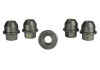 Ford Racing 05-14 Mustang 1/2in -20 Thread Cone Seat Open Lug Nut Kit (5 Lug Nuts) - M-1012-H