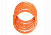 Ford Racing 2021+ Ford Bronco Functional Bead Lock Ring Kit - Orange - M-1021K-BLO