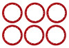 Ford Racing 2021+ Ford Bronco Functional Bead Lock Ring Kit - Red - M-1021K-BLR