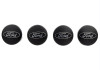 Ford Racing Car Black and Chrome Wheel Cap - M-1096K-BCC